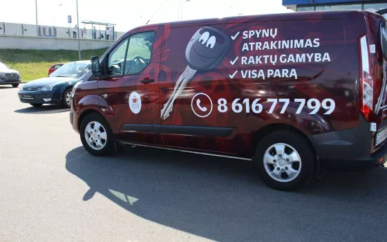 Į vietą galime atvykti su mobilia įranga